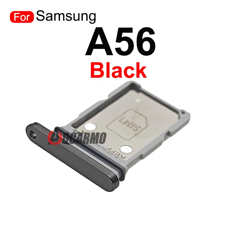 삼성 갤럭시 A26 A36 A56용 아오카모 블랙 퍼플 화이트 핑크 심 트레이 슬롯 SIM 카드 마이크로 SD 카드 홀더 교체 부품