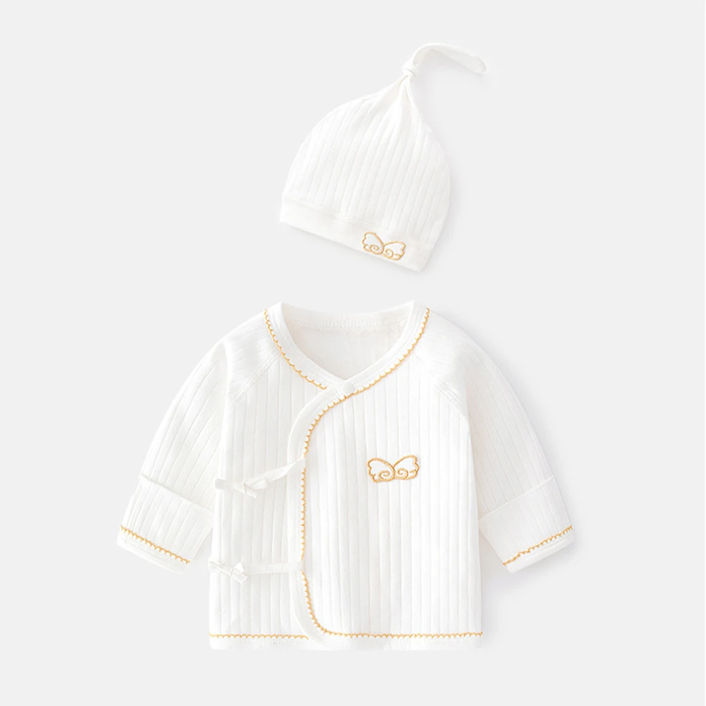 Newborn Baby Girl Tshirt Long Sleeve Cotton Spring Autumn 0-3 Months Hospital Baby Boy Tops