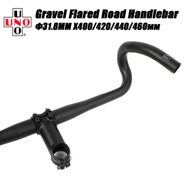 UNO Gravel-Manillar de bicicleta de carretera, barra de caída de 31,8x40  0/420/440/460mm, accesorios para bicicleta - AliExpress