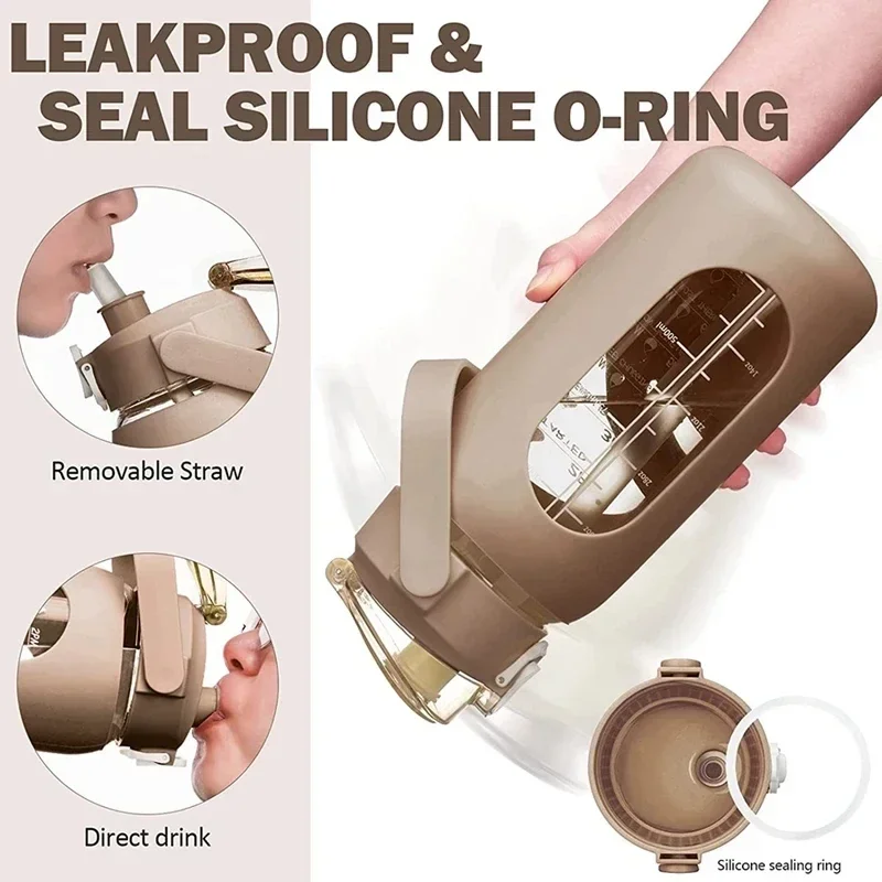 Glass Water Bottle 2