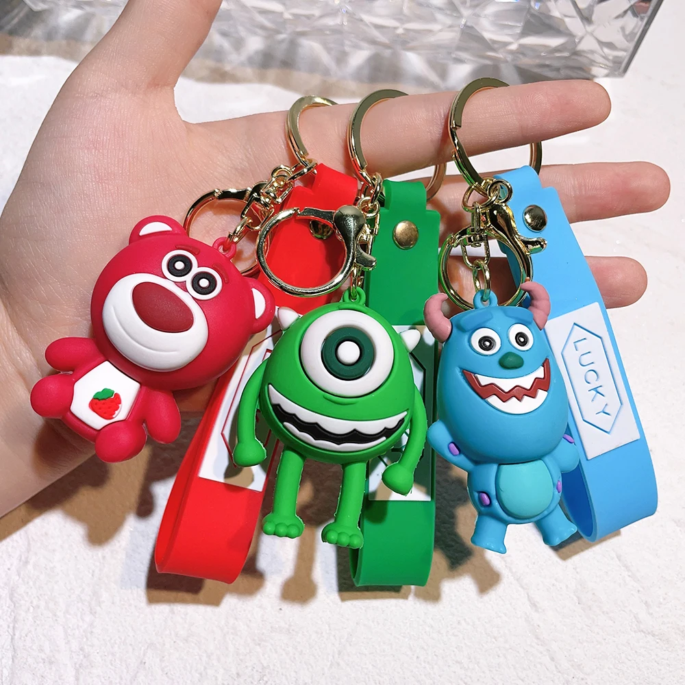 Cute Toy Story Buzz Lightyear Portachiavi Con Ciondolo Portachiavi Per Auto Push Piccoli Regali