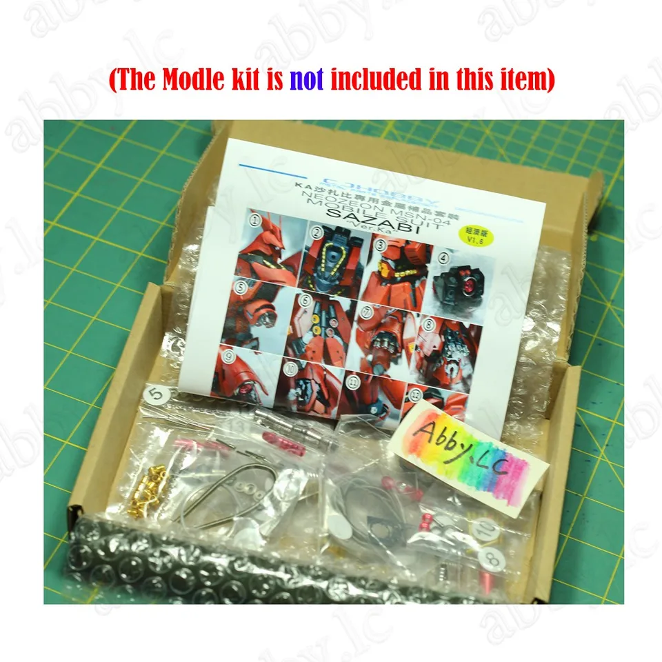 for MG 1/100 MSN-04 Sazabi ver ka Model CJ Hobby Metal
