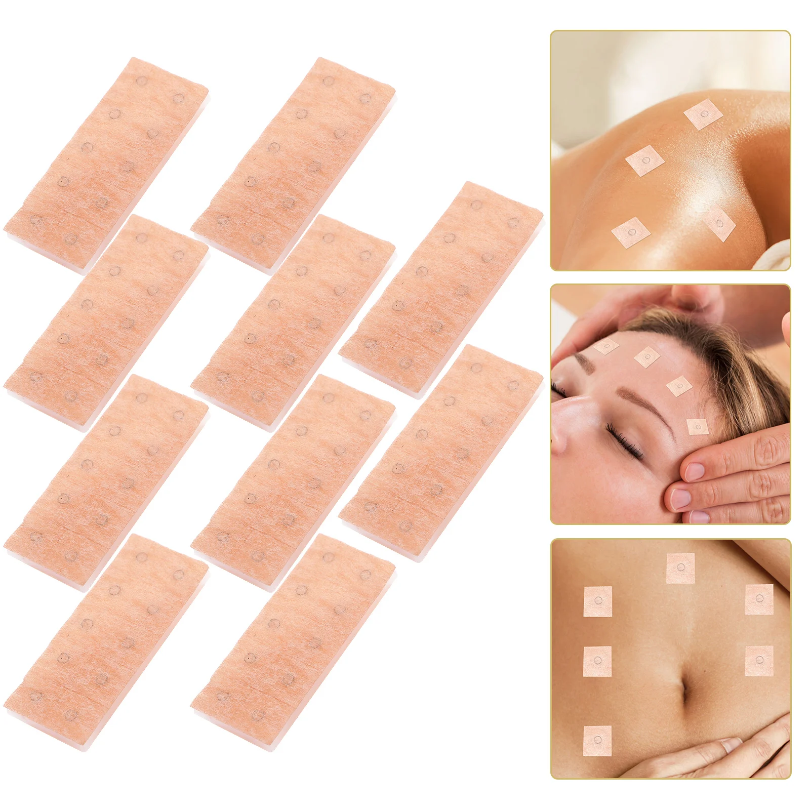 100 Pcs One-off Press Needle Sterile Disposable for Acupuncture One-time