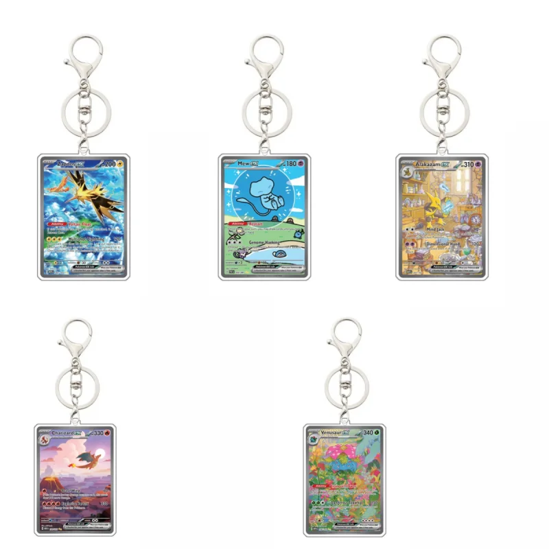 Charizard Gardevoir Venusaur Acrylic Keychain Pendant - Collectible Decor Gift