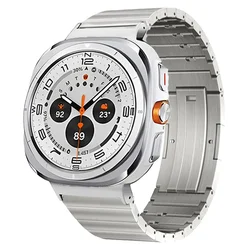 Titanium Quick-Release Replaceable Watchband Bracelet (Silver)