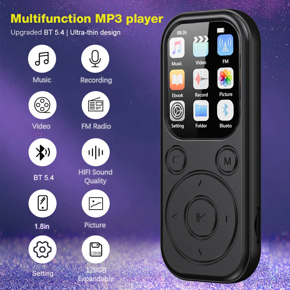 MP3-плеер Bluetooth 5.4 | AliExpress