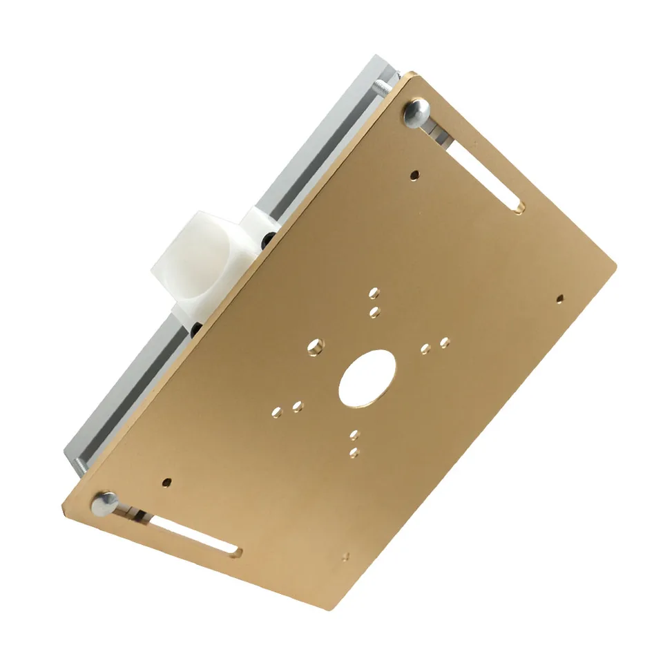 Support Defonceuse Sous Table Routeur Table Insert Plaque En Alliage D' aluminium Bois Fraisage Flip élévateur Routeur DIY
