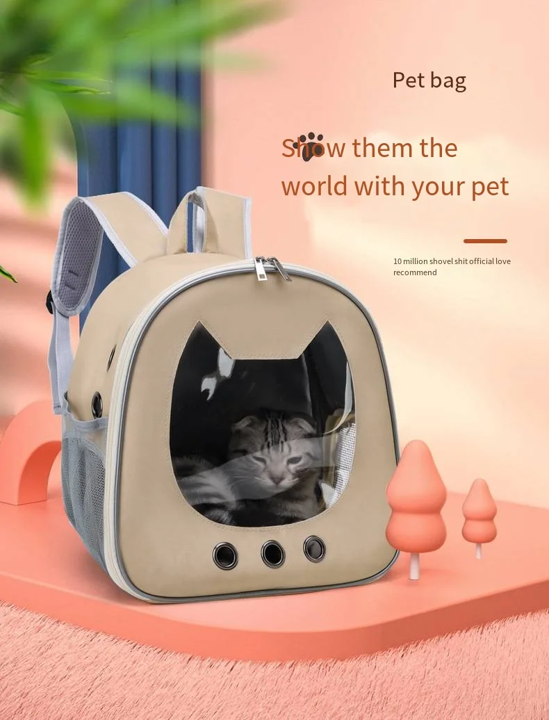 Small Dogs Cats Carrier Backpack Outdoor Travel Breathable