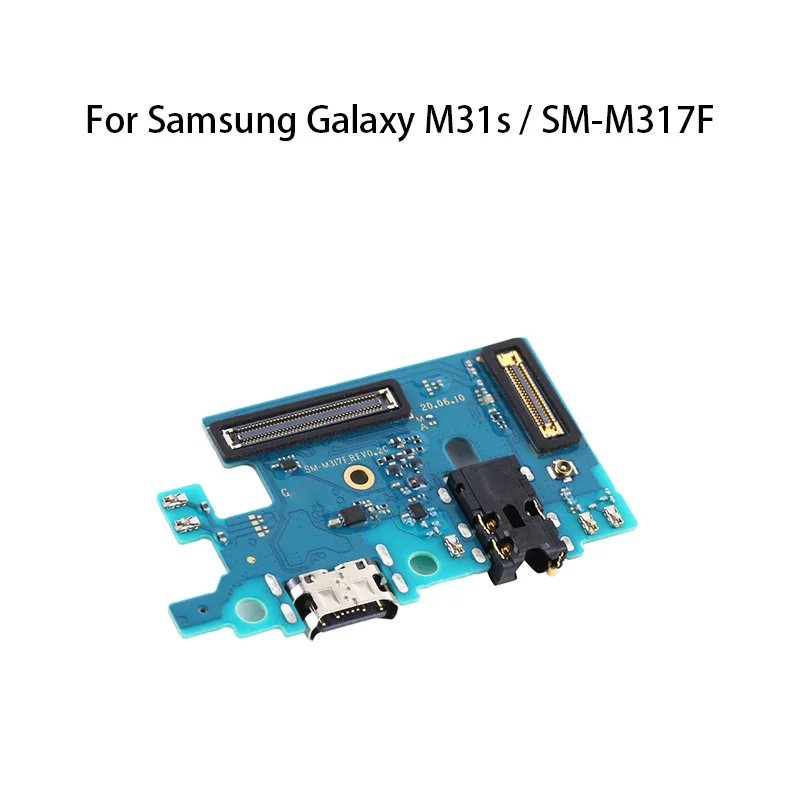 G USB зарядный порт разъем док-станция зарядная плата гибкий кабель для Samsung Galaxy M31s / SM-M317F