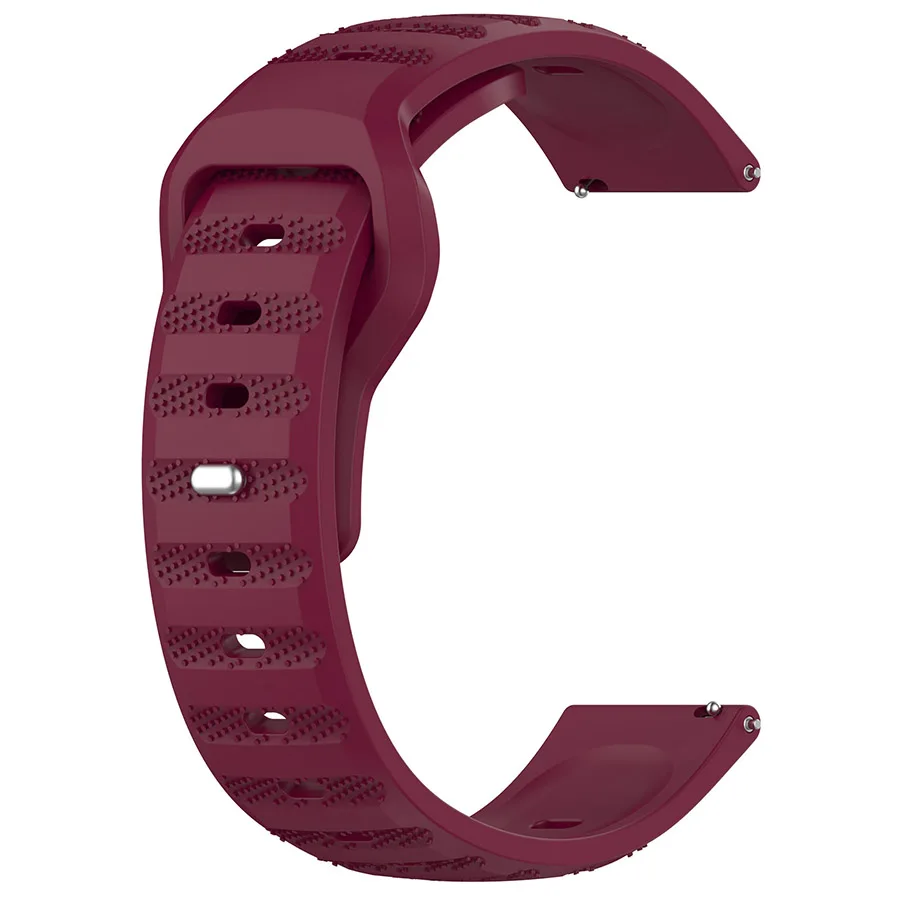 Versatile 22mm Silicone Smartwatch Replacement Strap