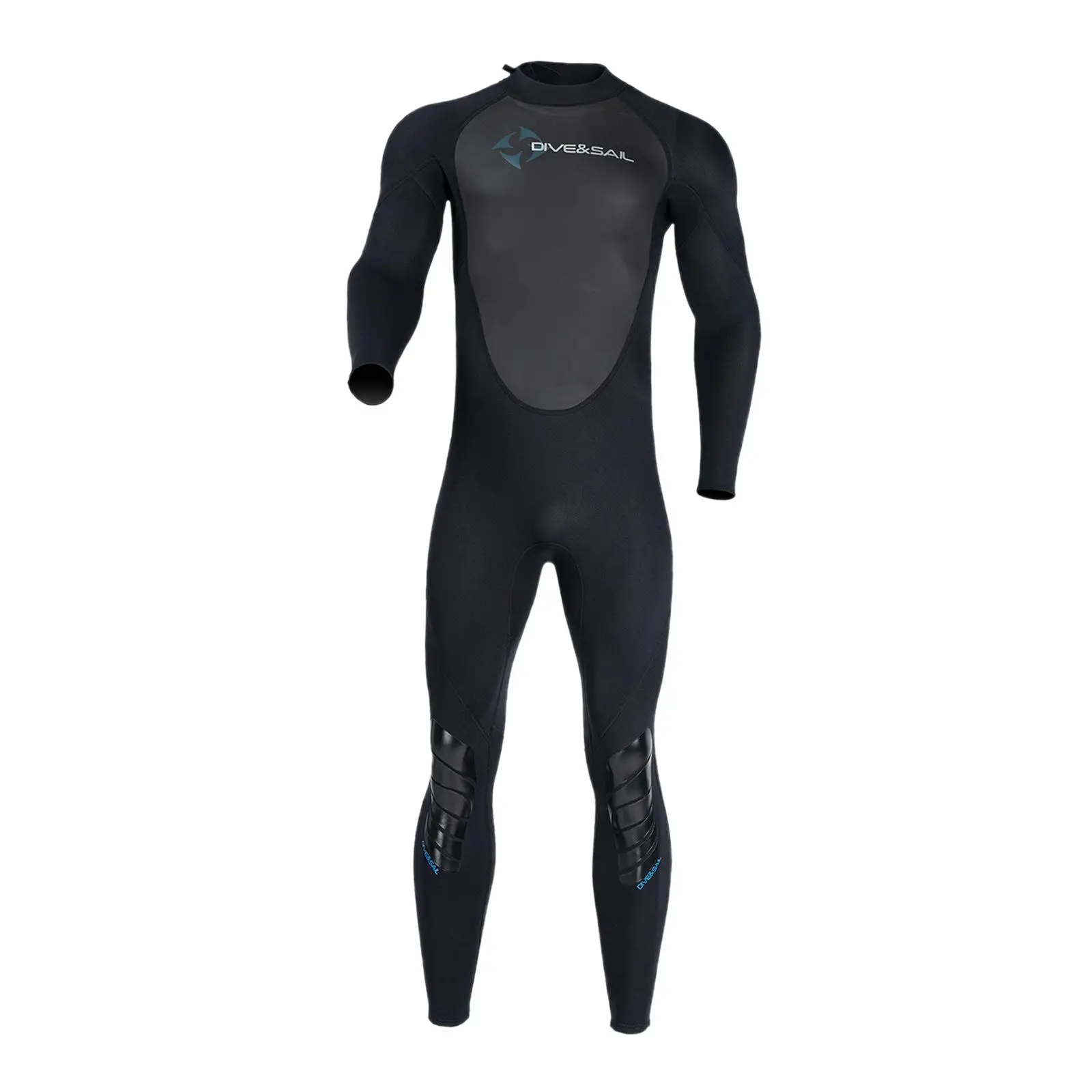 Full Body Swimsuit 3mm Neoprene Swim Suit Long Sleeves Warm Mens Wetsuits