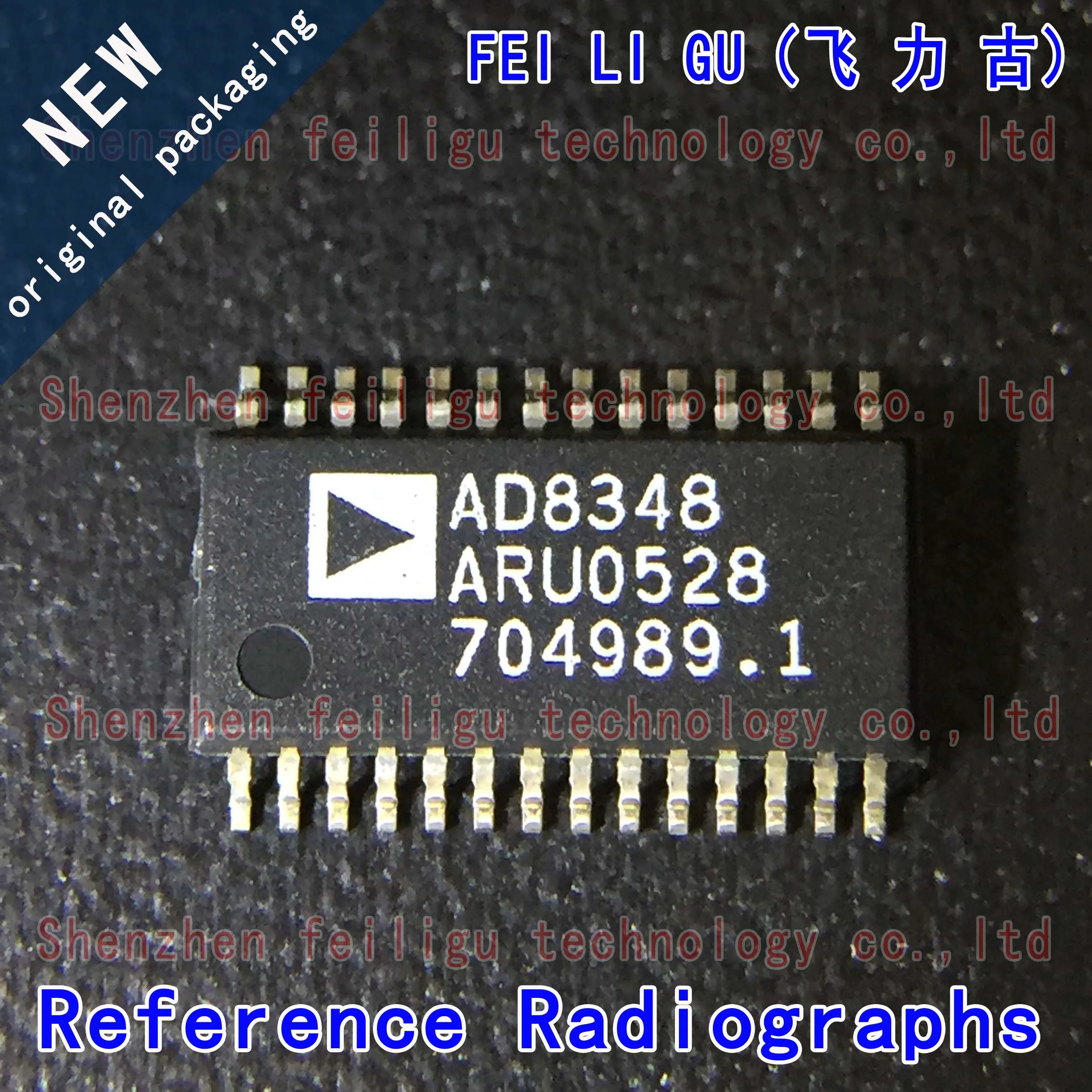 1~30PCS 100% New original AD8348ARUZ-REEL7 AD8348ARUZ AD8348ARU AD8348 Package:TSSOP28 RF Modulator Demodulator Chip