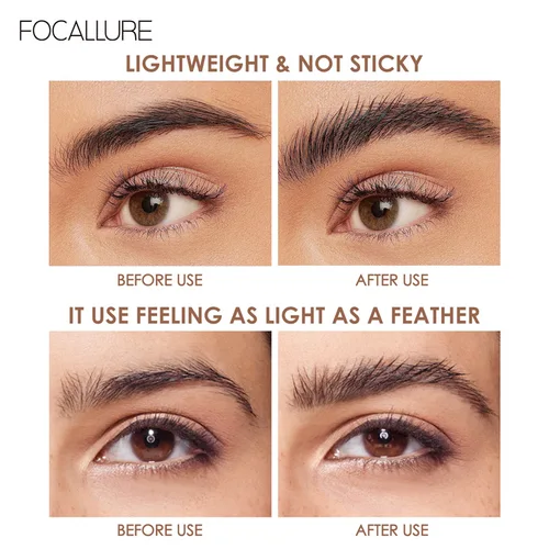 FOCALLURE 눈썹 비누 왁스 트리머 포함, 푹신한 깃털 눈썹 포마드 젤, 눈썹 스타일링 메이크업 비누, 눈썹 조각 리프트 5