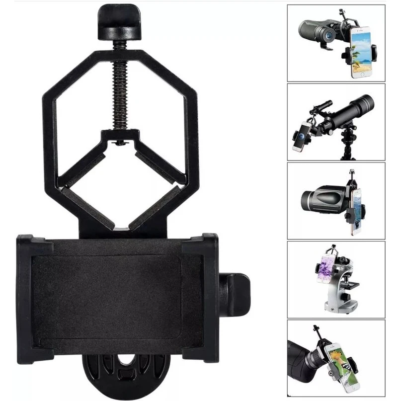 Upgrade Universal Cell Phone Adapter Binoculars Trinocular Microscope