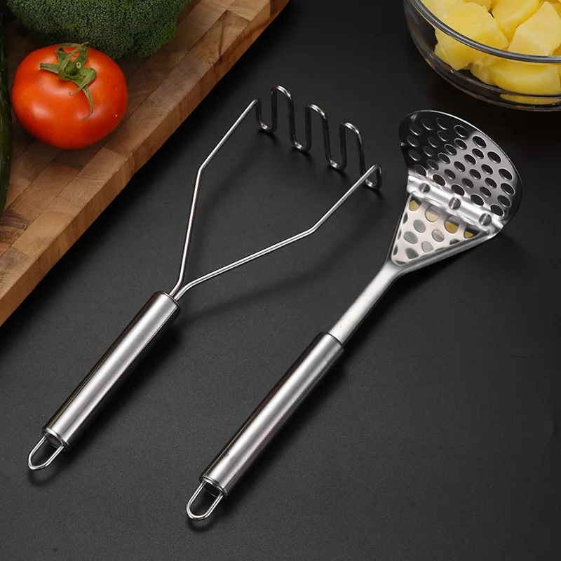 2 in 1 potato masher silicone scraper potato crusher kitchen fruit and  vegetable tools hand made potato and sweet potato masher - AliExpress