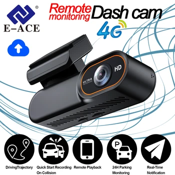 4G Dash Cam Mini CAR DVR SIM Card Real-Time Recording App Control Live Streaming 24H Parking Monitoring Night Vision Black Box 1