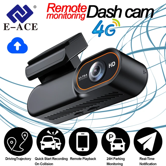 4G Dash Cam Mini CAR DVR SIM Card Real-Time Recording App Control Live Streaming 24H Parking Monitoring Night Vision Black Box 1