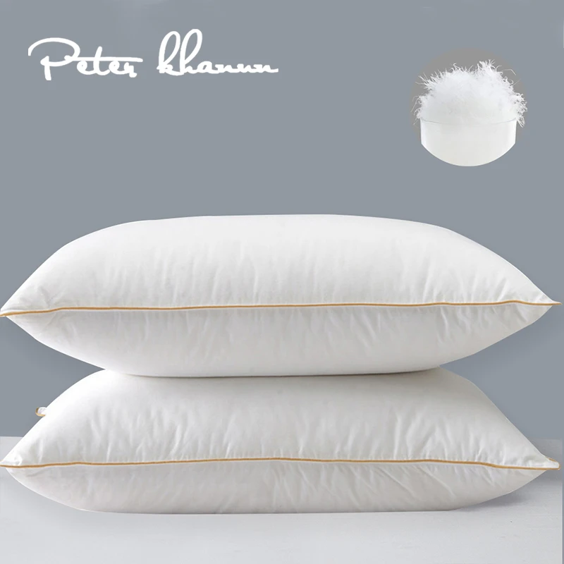 Peter Khanun 100 Goose Down Pillows Neck Pillows For Sleeping Bed