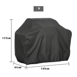 Heavy-Duty Large Waterproof Barbecue Grill Cover (S)