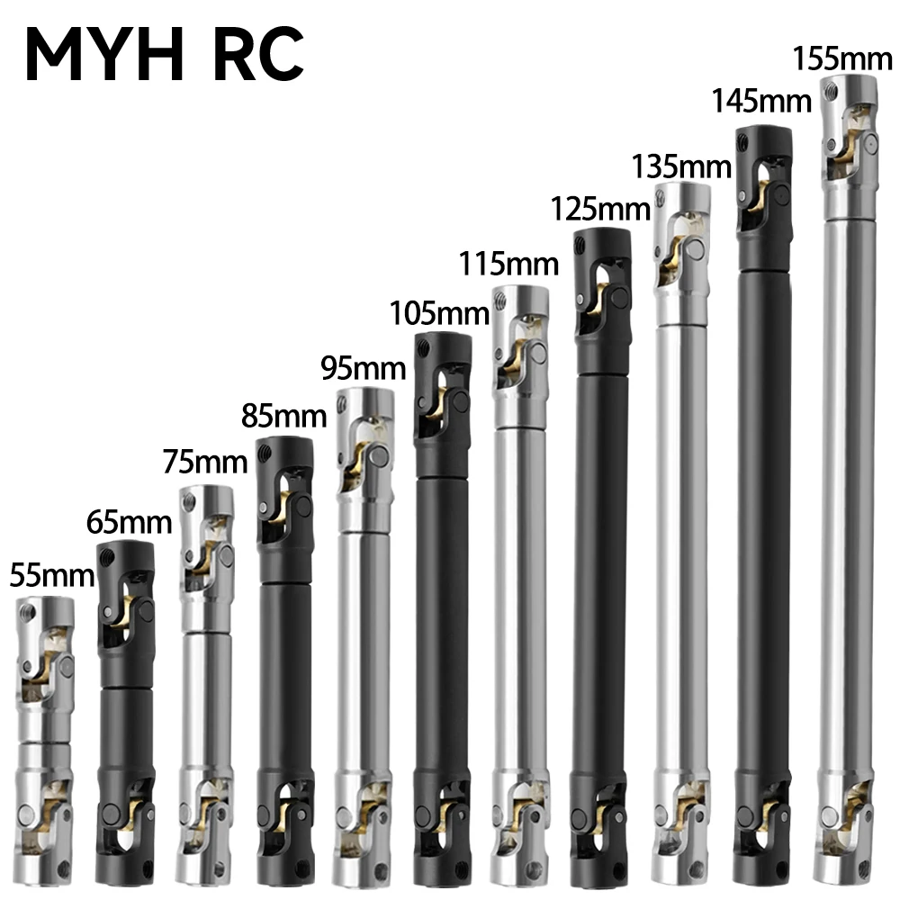 Arbre D'entraînement En Acier Pour RC Crawler - Compatible TRX4 90046 Et Wraith - Longueur 86-115 Mm - Conception Robuste
