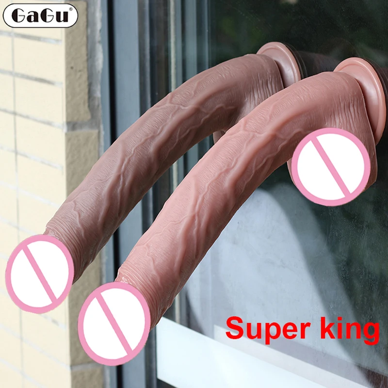 Sex Toys 35CM Silicone Dildo Penis For Men Women Thick Glans Real Dong Suction Cup