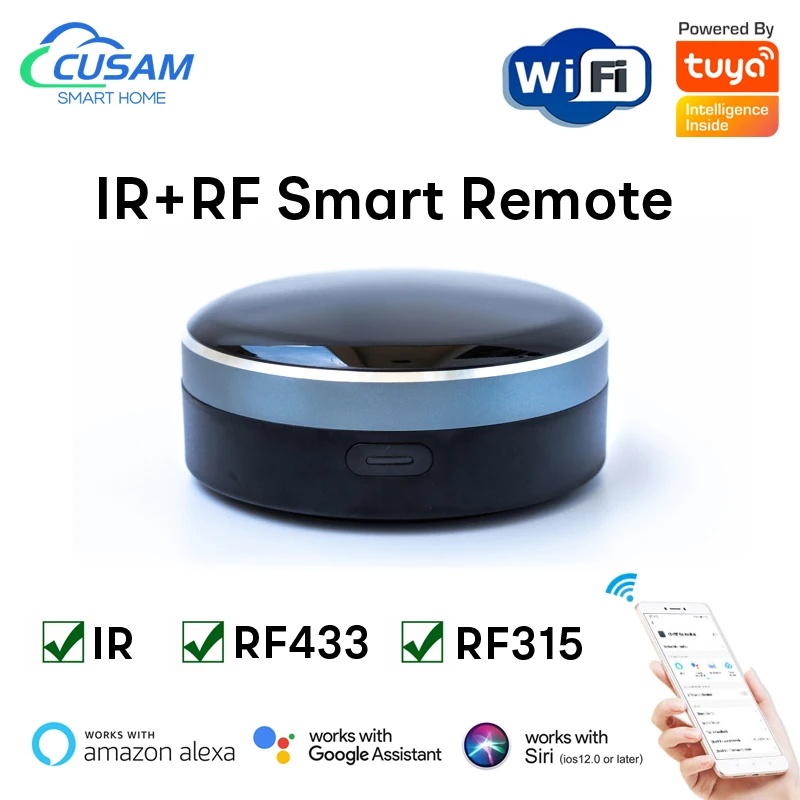CUSAM IR+RF433/315 Smart Remote Control Wifi Universal Controller