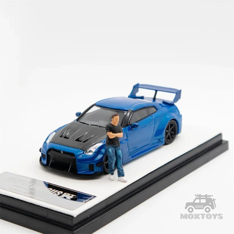 Mini Stazione 1:64 Skyline Gtr R35 Fast Furious Brian Diecast Model Car