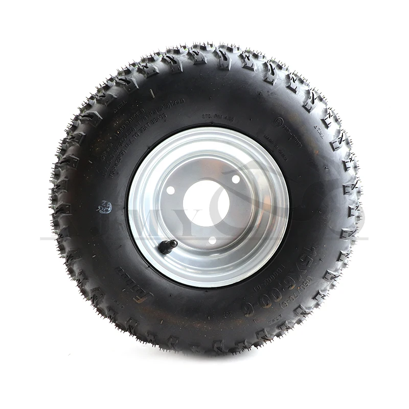 High quality 6 inch 15x6.00-6 tire hub is applicable to ATV accessories of go kart mower