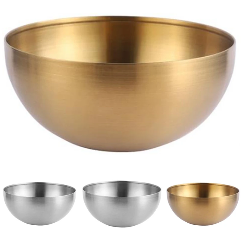 Insalatiere In Acciaio Inossidabile Di Grande Capacità Zuppa Coreana Noodle Di Riso Ramen Bowl Kitchen Food Container