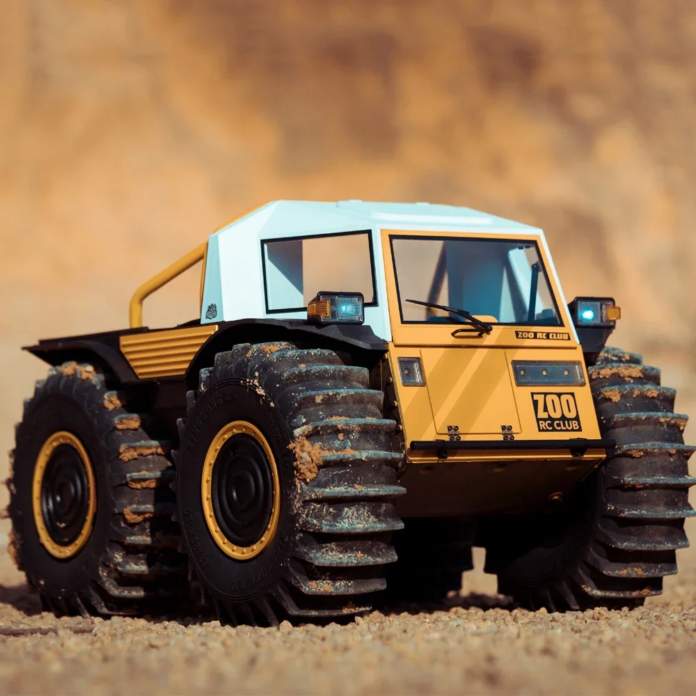 In Stock Kingkong RC Car 1/10 All-terrain Off-road Vehicle Amphibious Professional Climbing Car KIT Model D-E077 2