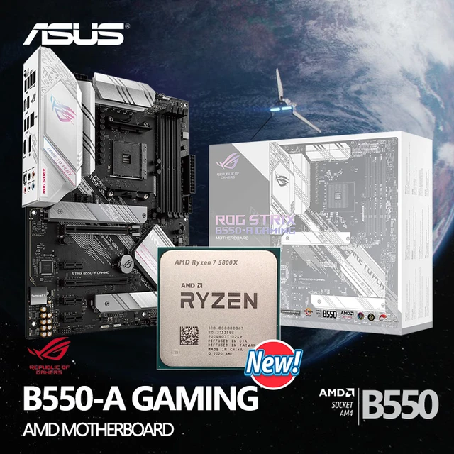 ASUS ROG STRIX B550-A GAMING AM4 ATX AMD Motherboard 