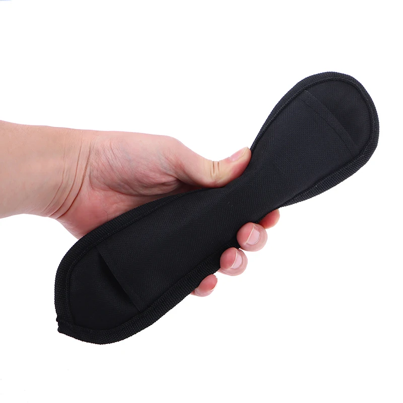 Black Thickened 8MM Oxford Cloth Shoulder Strap Belt Cushion Pad Replacement Travel Computer Bag Pass Through 50MM 1PC
