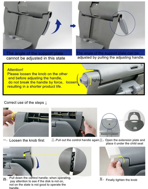 Reposapiés de asiento de seguridad, reposapiés cómodo, pedal de descanso de  artefactos de viaje en coche para niños - AliExpress