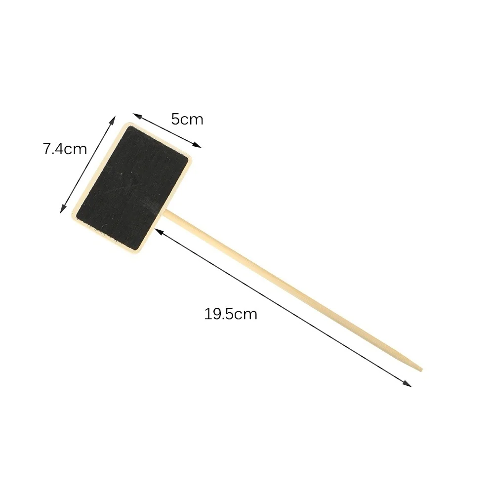 Mini Blackboard Plug in Chalkboard Stand Price Memo Sign Letter Display Plate