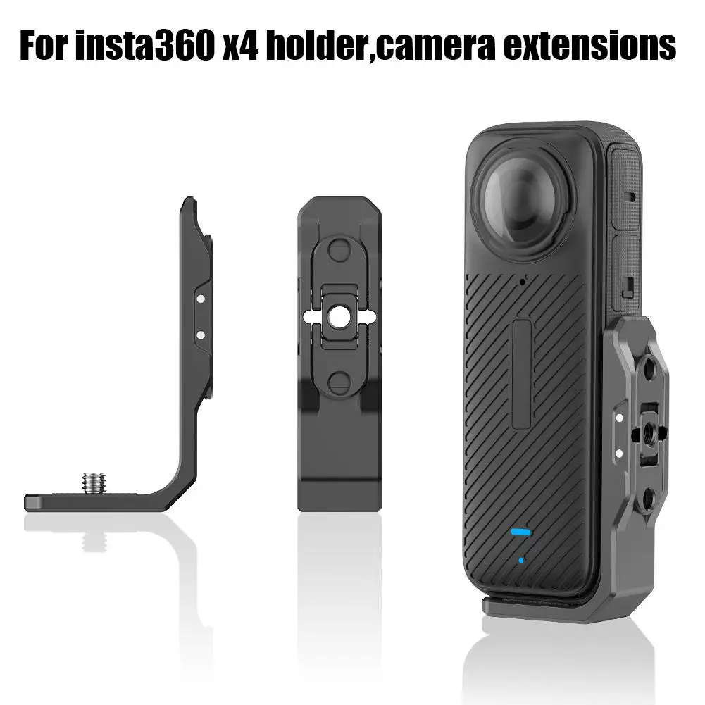 인스타 360 X4 거치대 카메라 확장, X4 랜드스케이프 측면 촬영 브래킷, 알루미늄 합금 카메라 거치대 Sso6