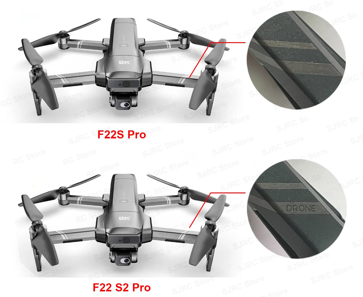 Description Picture 3 of itemSJRC F22 S2 PRO GPS Drone 4K Professional 2-Axis Gimbal EIS Camera With Laser obstacle avoidance RC Foldable Quadcopter