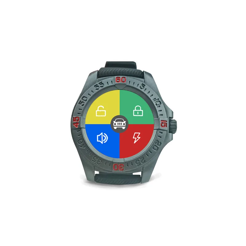 Smart watches women wrist luxury Heart Rate Monitoring car finding engine start stop car alarm system bluetooth key watch