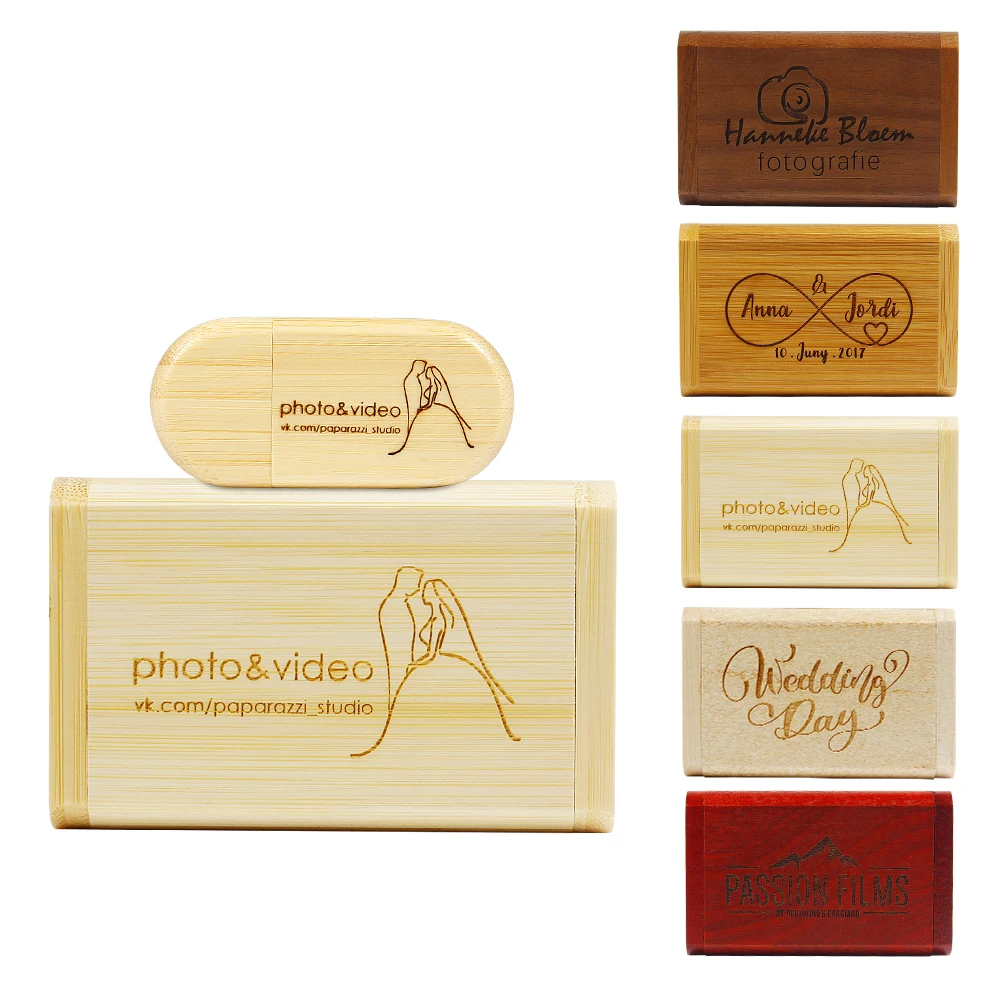 Lot Usb 3.0 Flash Drive 128gb Custom Logo Pen Drive 64gb Fotografia Criativa Presente de Casamento Memory Stick Pendrive 32g 10 Pcs - Imagem 3