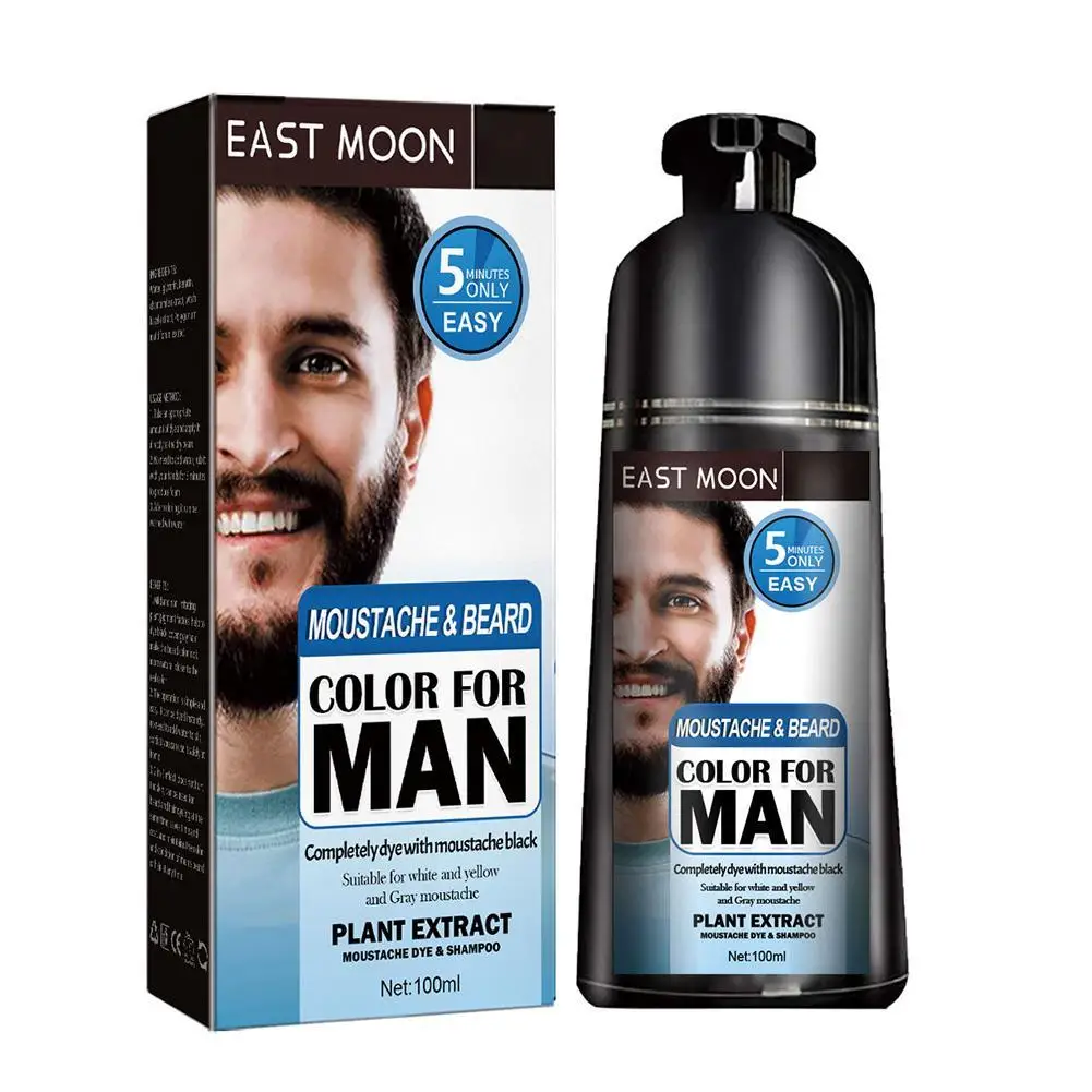 3x mens hair dye shampoo 3 53oz hair dye black shampoo gradual gray darkening beard wash shampoo for reducing white beard color Mens Hair Dye Shampoo 3.53oz Hair Dye Black Shampoo Gradual Gray Darkening Beard Wash Shampoo For Reducing White Beard Color