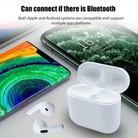 Pro4 TWS Bluetooth Earphone 9D Stereo Wireless Headphone In-Ear HiFi Earbud HandsFree Headset With Microphone For Xiaomi iPhone 2