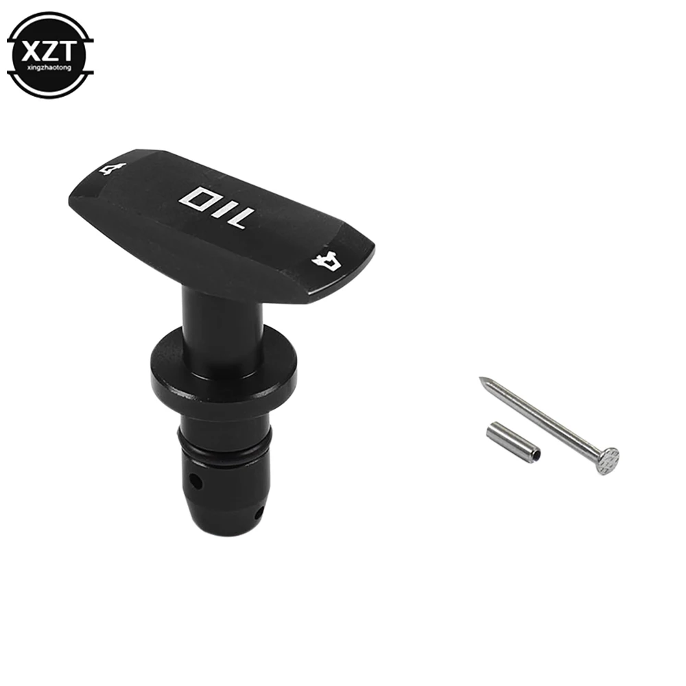 Billet Aluminum Car Oil Dipstick Pull Handle Automobile Replacement Engine Oil Handle For Ford Mustang Gt V8 Gt500 99-11