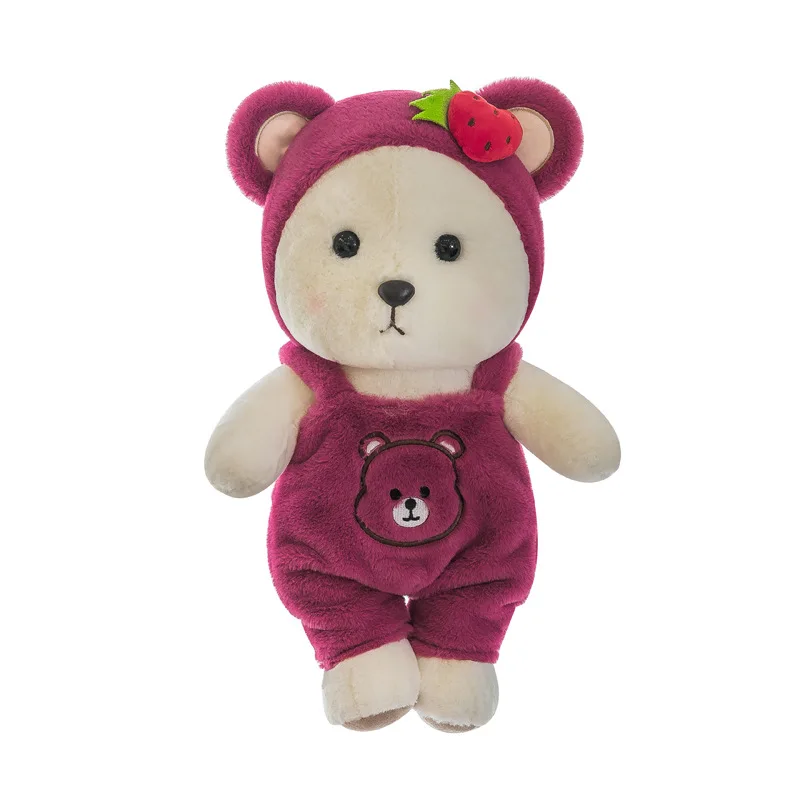 Strawberry Teddy Bear Plush Toy