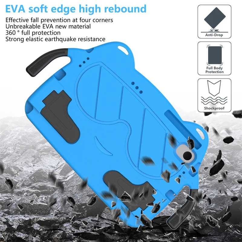 Kids EVA Shockproof Tablet Case with Stand - Durable Protective Cover