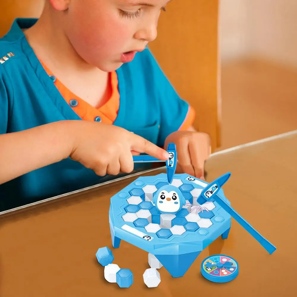 Penguin Ice Breaking Board Game Interactive Educational Toy_voghion.com