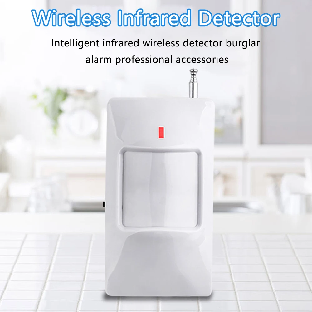 Sensore Di Movimento PIR Wireless Con 2 Telecomandi, Allarme Per Casa, Garage, Capannone, Nuovo, Made UK