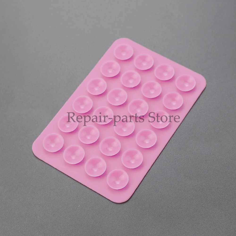 Enhanced Silicone Suction Cup Set - Versatile and Durable for Mobile Devices and Accessories