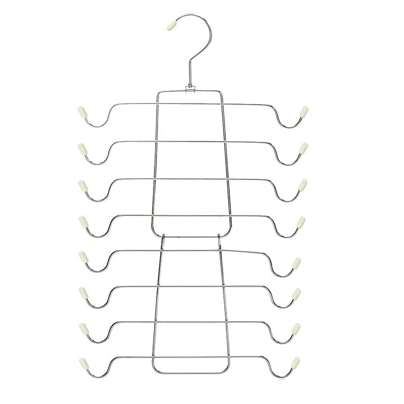 1pc-multi-layer underwear hanging folding hanging multi-functional storage clothes hanger traceless multi-functional magic hange clothes hanger storage hanger