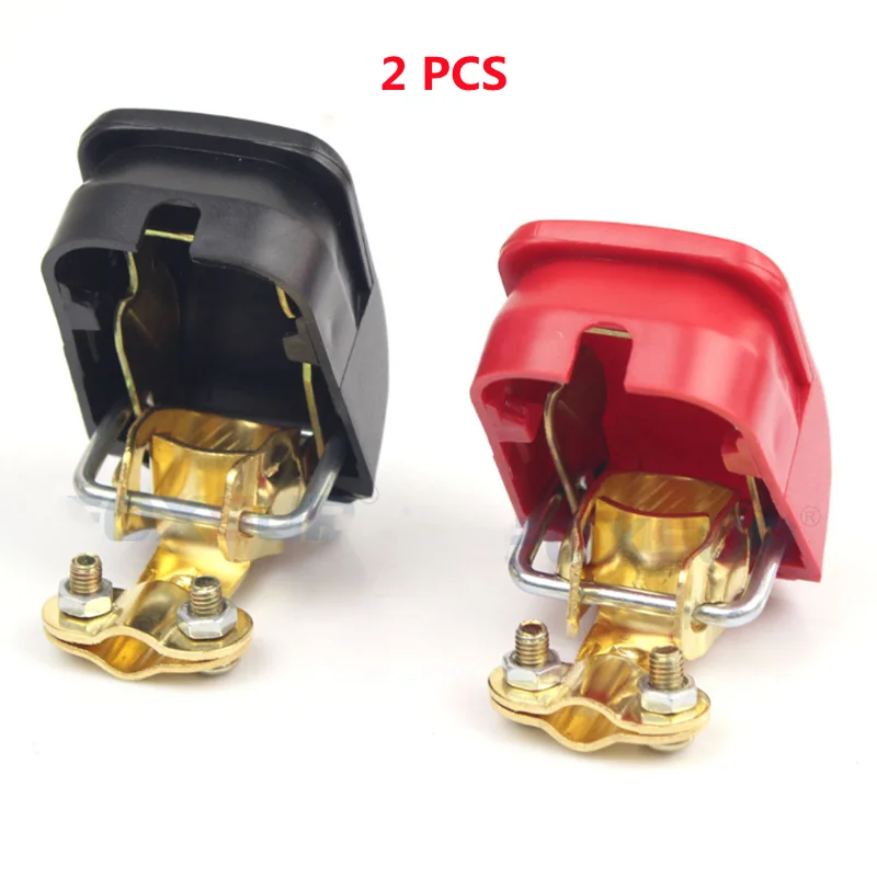 New!Universal 1 Pair 12V Quick Release Battery Terminals Clamps for Car Caravan Boat Motorcycle Car-styling Accessories |