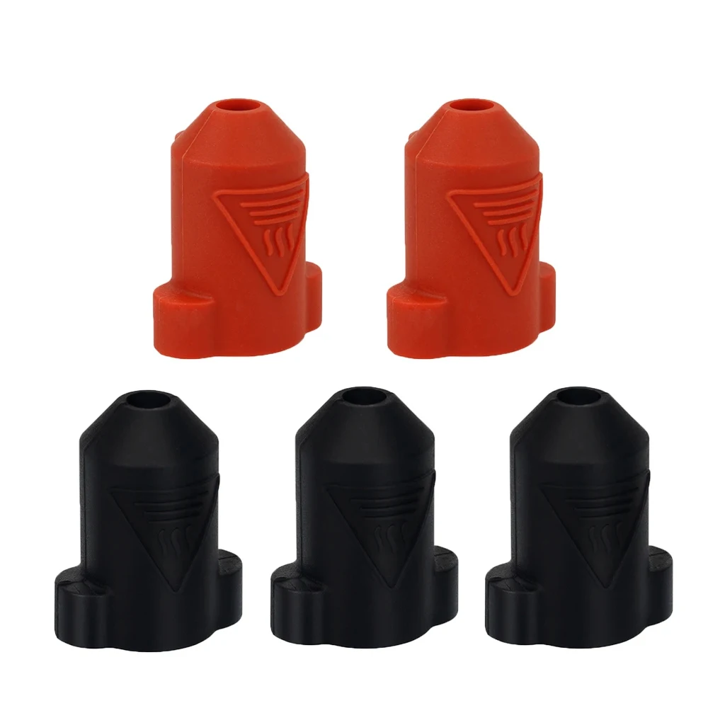 세라믹 히팅 블록용 실리콘 양말, 단열 실리콘 케이스, Creality K1/ K1Max, 0.4mm 깍지, 로트당 5 개