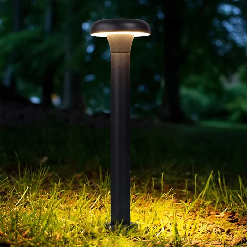 RONIN Contemporary Outdoor Lawn Lamp LED Electric Waterproof Villa Garden Courtyard District Residential Quarters Lawn Lamp ﻿